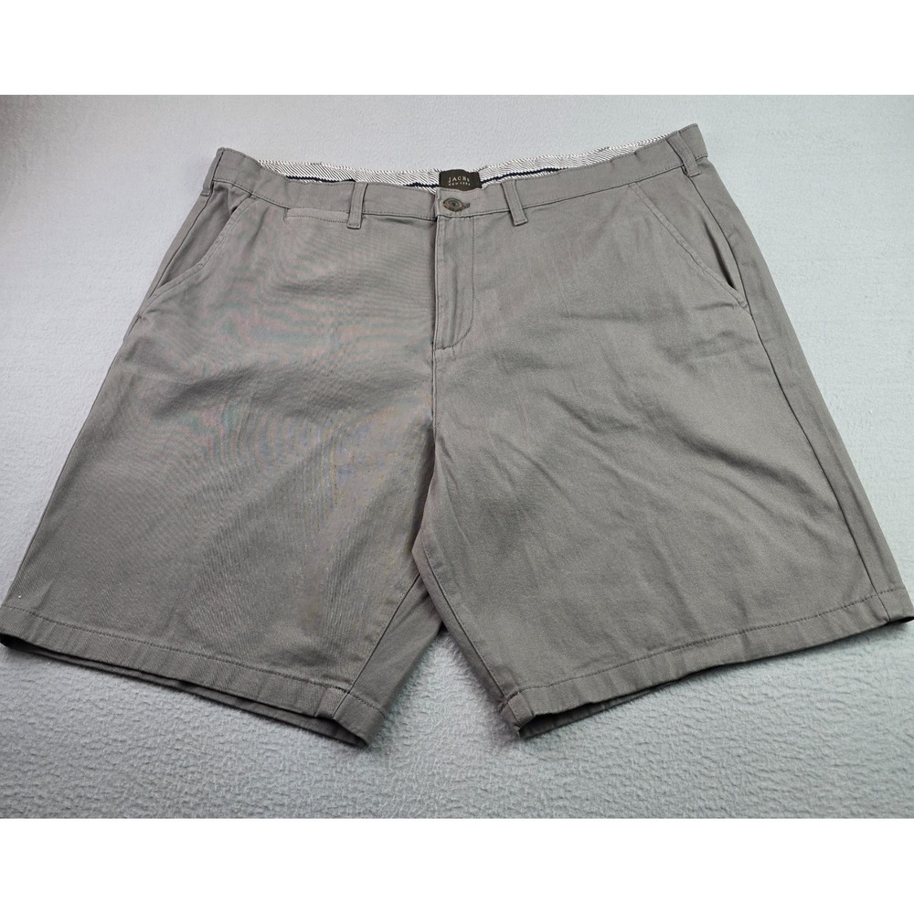 JACHS New York Gray Chino Shorts Size 40 Stretch Casual Golf Summer Cotton